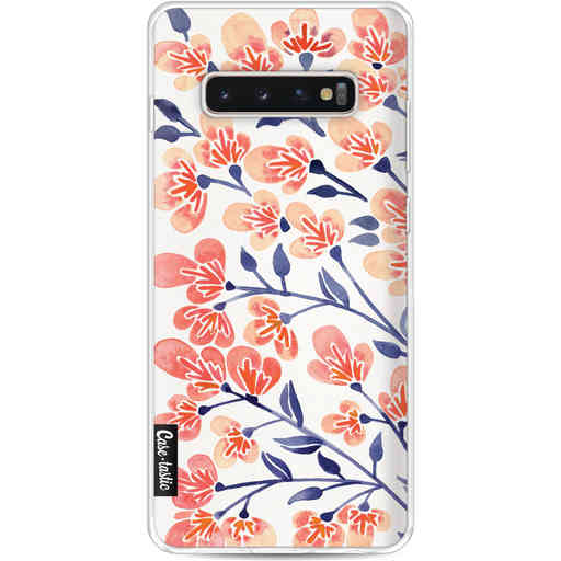 Casetastic Softcover Samsung Galaxy S10 Plus - Cherry Blossoms Peach