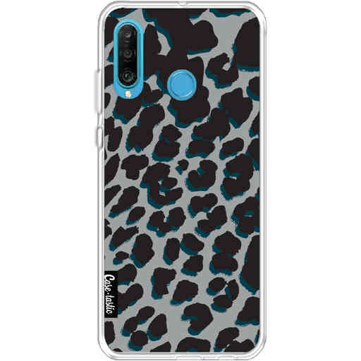 Casetastic Softcover Huawei P30 Lite - Leopard Print Grey