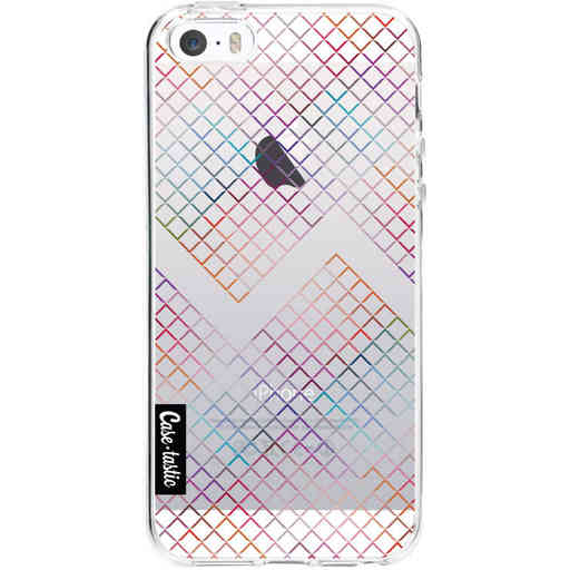 Casetastic Softcover Apple iPhone 5 / 5s / SE - Rainbow Squares