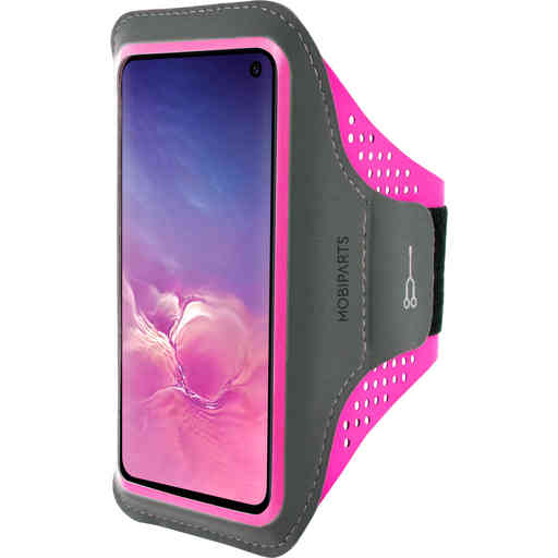 Casetastic Comfort Fit Sport Armband Samsung Galaxy S10e Neon Pink