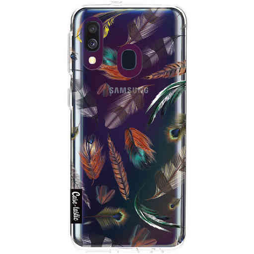 Casetastic Softcover Samsung Galaxy A40 (2019) - Feathers Multi