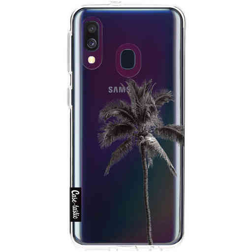 Casetastic Softcover Samsung Galaxy A40 (2019) - Palm Tree Transparent
