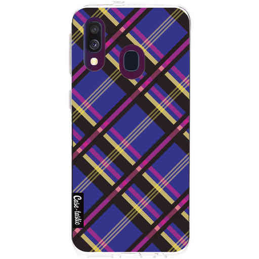 Casetastic Softcover Samsung Galaxy A40 (2019) - Purple Tartan