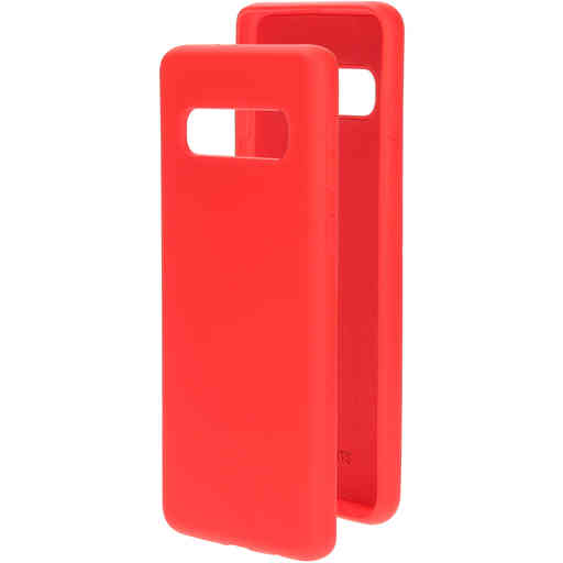 Casetastic Silicone Cover Samsung Galaxy S10 Scarlet Red