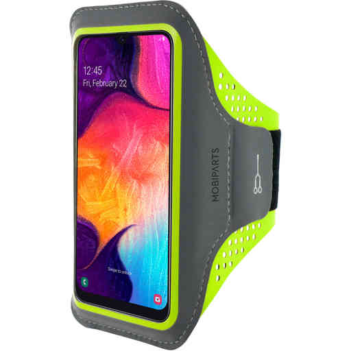 Casetastic Comfort Fit Sport Armband Samsung Galaxy A40 (2019) Neon Green