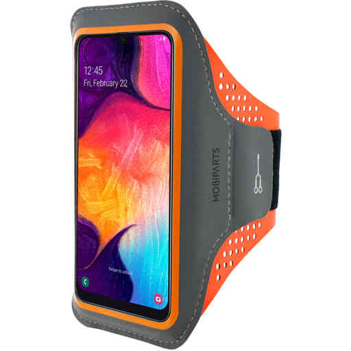 Casetastic Comfort Fit Sport Armband Samsung Galaxy A40 (2019) Neon Orange