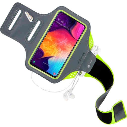 Casetastic Comfort Fit Sport Armband Samsung Galaxy A50/A30S Neon Green