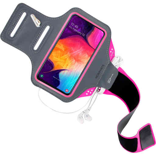 Casetastic Comfort Fit Sport Armband Samsung Galaxy A50/A30S Neon Pink