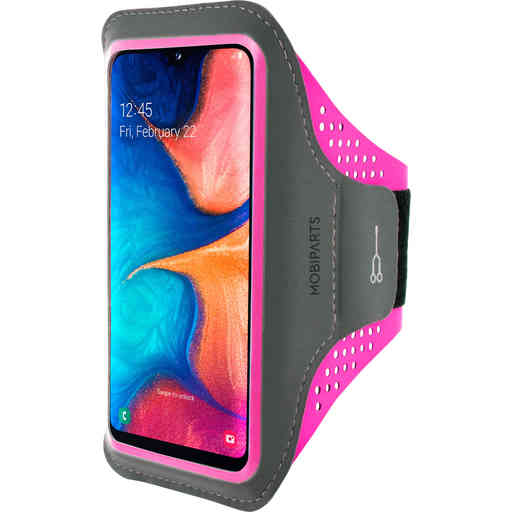 Casetastic Comfort Fit Sport Armband Samsung Galaxy A20e (2019) Neon Pink